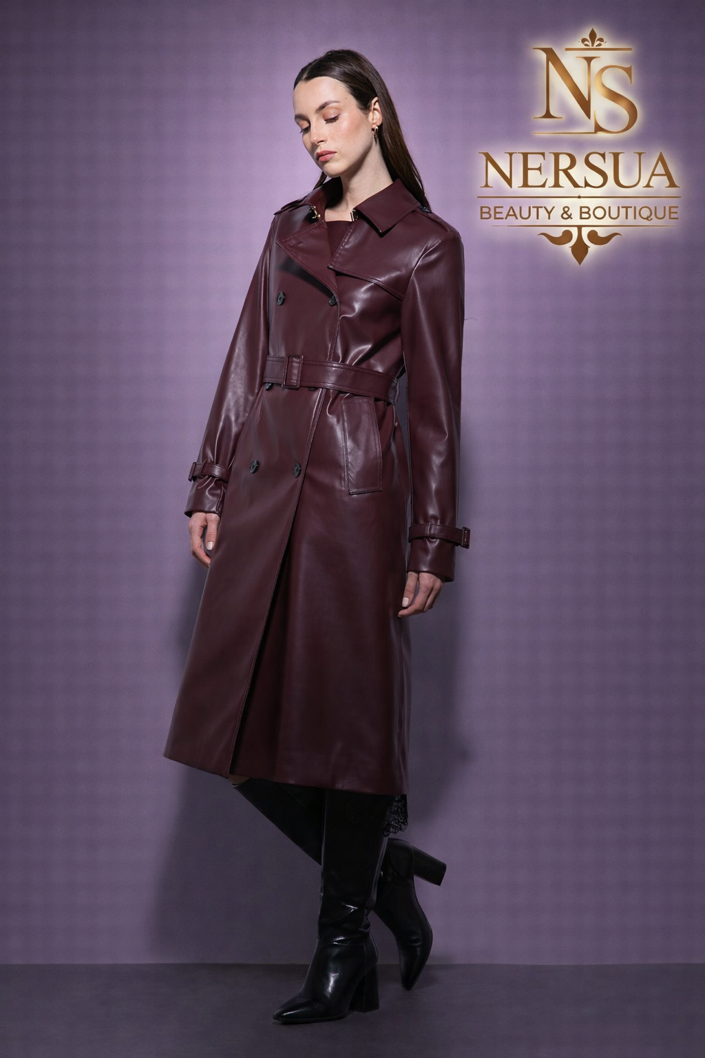 NerSua – Imperia Vino Leather Trench
